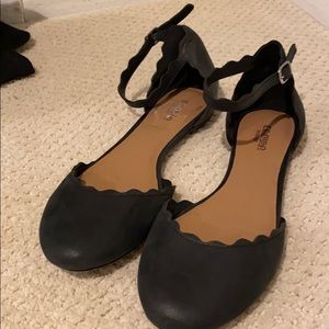 Black Chown Vintage Mary Jane Style